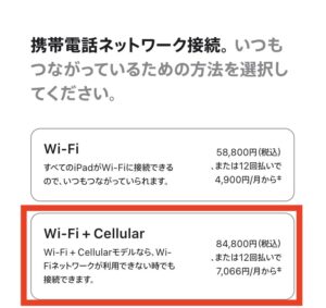 iPadのCellular版なら格安SIMを利用可能