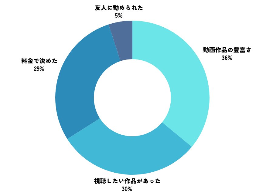 動画配信サービスの決め手のポイントアンケート